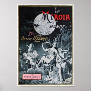 Poster Pochette vintage " Le Miroir du Monde"