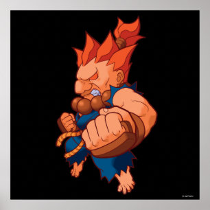 Poster Pocket Fighter Akuma