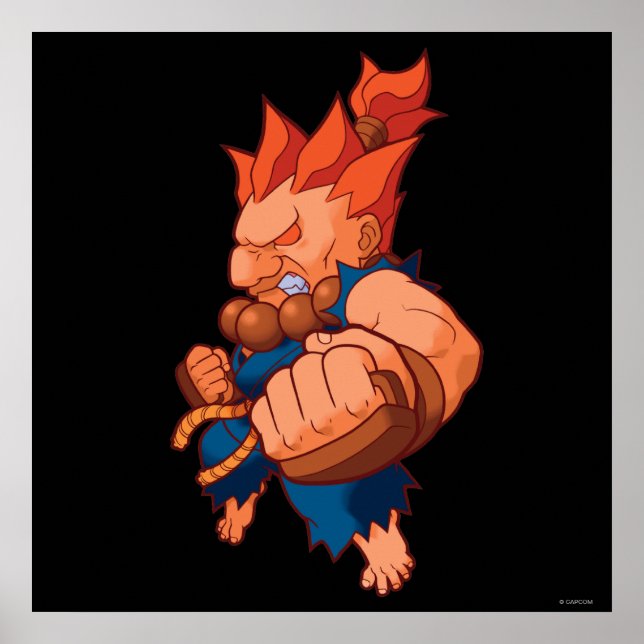 Poster Pocket Fighter Akuma (Devant)
