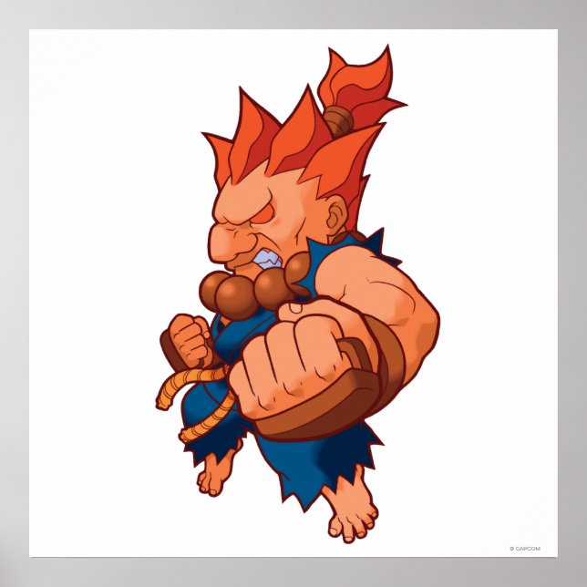 Poster Pocket Fighter Akuma (Devant)