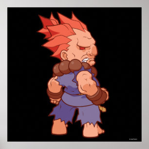 Poster Pocket Fighter Akuma 2