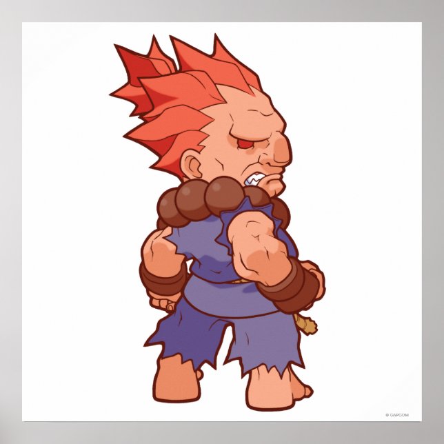 Poster Pocket Fighter Akuma 2 (Devant)