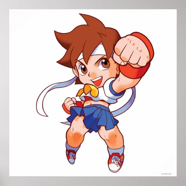 Poster Pocket Fighter Sakura 2 (Devant)