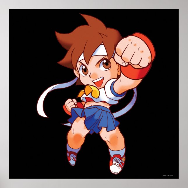 Poster Pocket Fighter Sakura 2 (Devant)