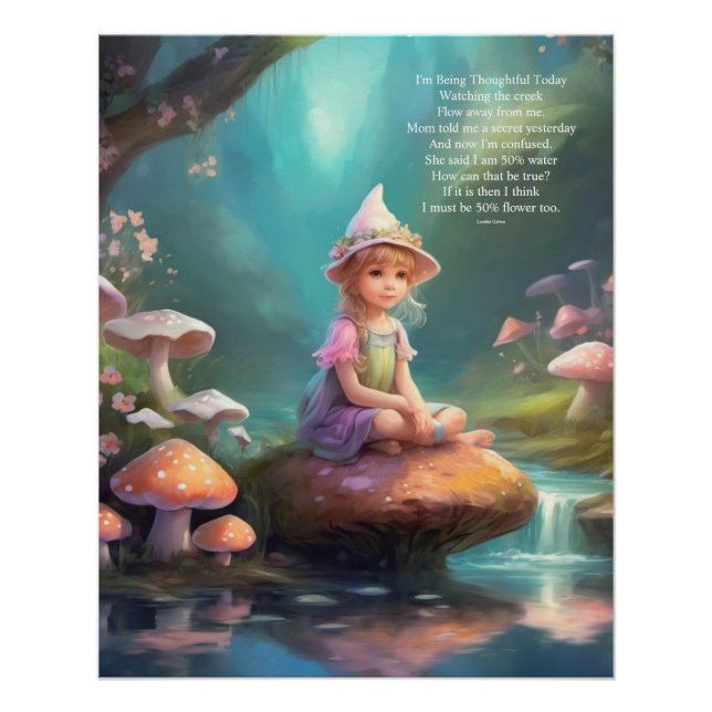 Poster Poème : Confus (Devant)