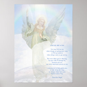 Poster Poème d'ange gardien