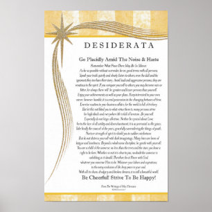 Poster Poème de desiderata par le concepteur maximum