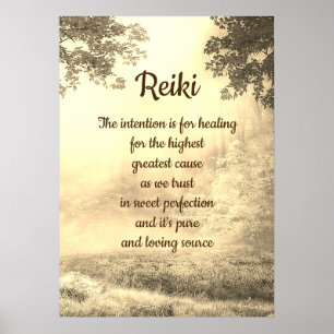 Poster Poème de Reiki