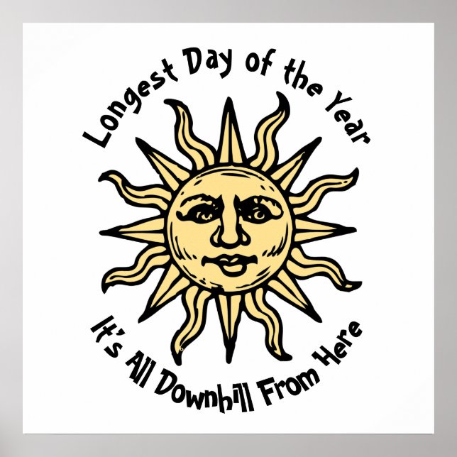 Poster Poème du solstice d'été (Devant)