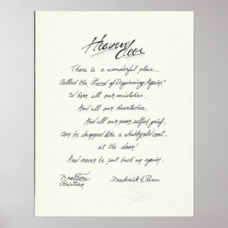 Poster Poème et art original par Faith Too Faith Missions