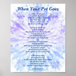 Poster Poème : Homme animal de compagnie perdre la sympat