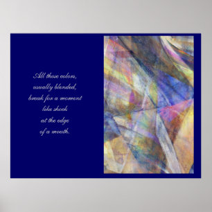 Poster Poésie Art numérique
