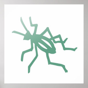 Poster Poetica Green Cricket Print