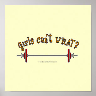 Poster Poids - Barbell