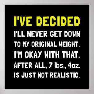 Poster Poids original