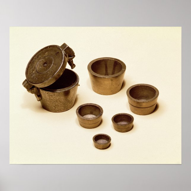 Poster Poids utilisés par les marchands et les apothécair (Devant)