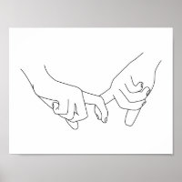 Poignées minimes Ligne Art mignon Simple tendance
