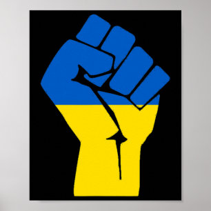 Poster Poing de la Liberté Ukraine