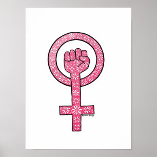 Poster Poing féministe