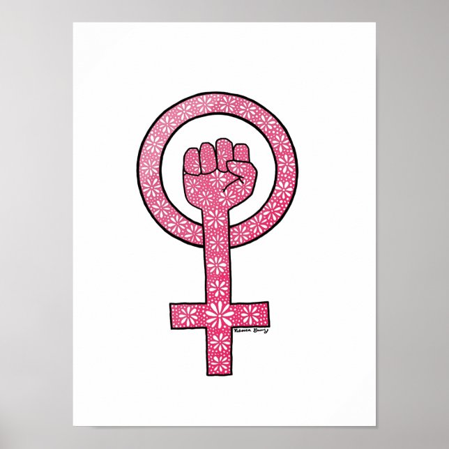 Poster Poing féministe (Devant)