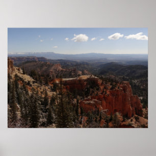 Poster Point de Farview dans le parc national de Bryce Ca