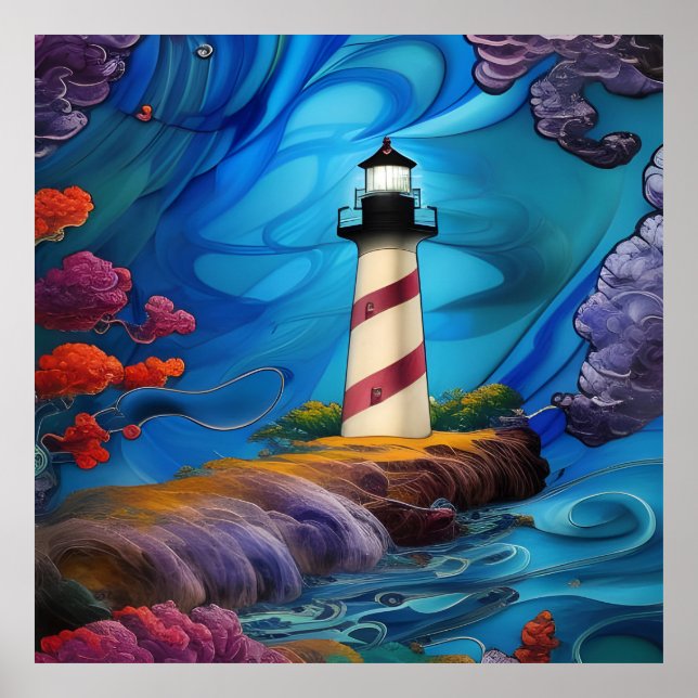Poster Point phare (Devant)