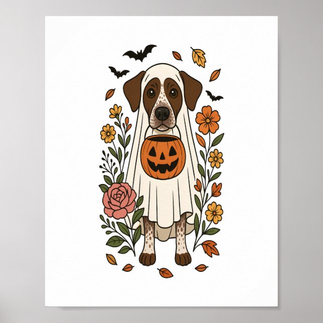 Poster Pointeur hermétique allemand Halloween (Devant)
