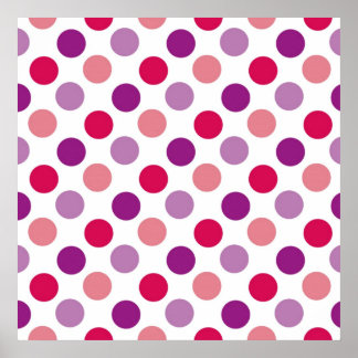 Poster Points de polka d'été