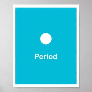 Poster Points de ponctuation - Période