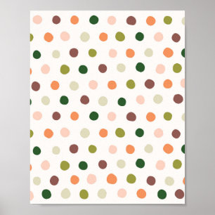 Poster "Points de rêve" Whimsical & Coloré Polka Dot Art