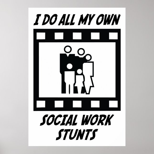 Poster Points de service social (Devant)