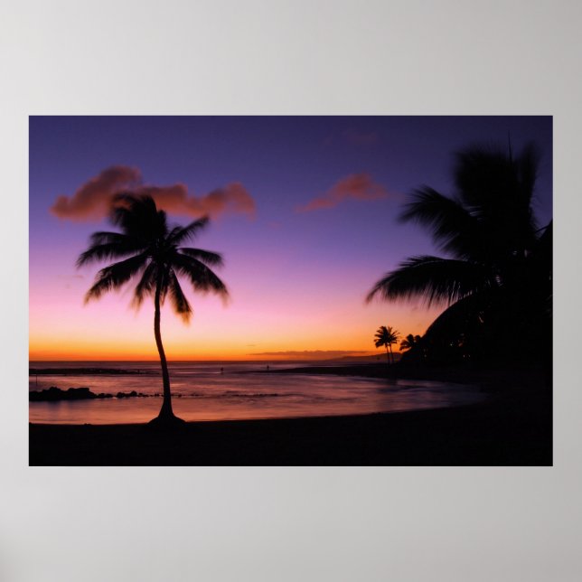 Poster Poipu Beach - Kauai, Hawaii (Devant)