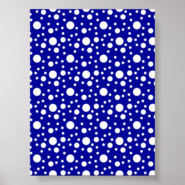 Poster Pois bleu Téléchargement (Devant)