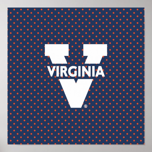 Poster Pois de Virginia Cavaliers (Devant)