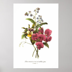 Poster Pois doux et alto