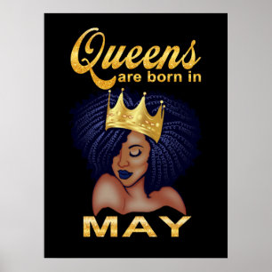 Poster Poison de Birthday   Queens Are Born In May