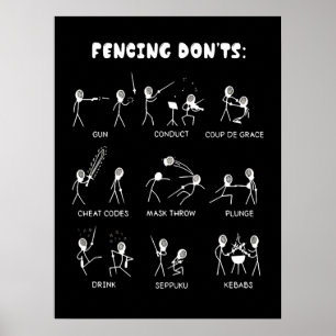 Poster Poison de Fencing   I Always Win All Match