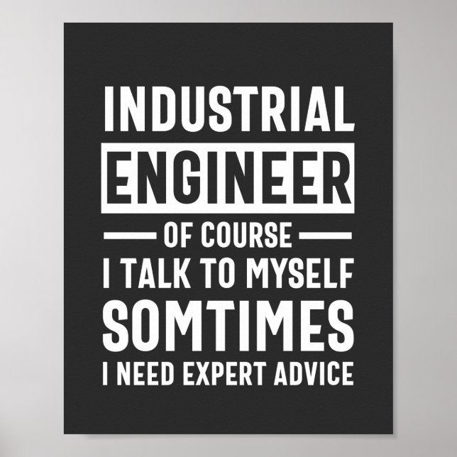 Poster Poison de Funny Industrial Engineer (Devant)