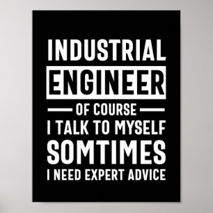 Poster Poison de Funny Industrial Engineer