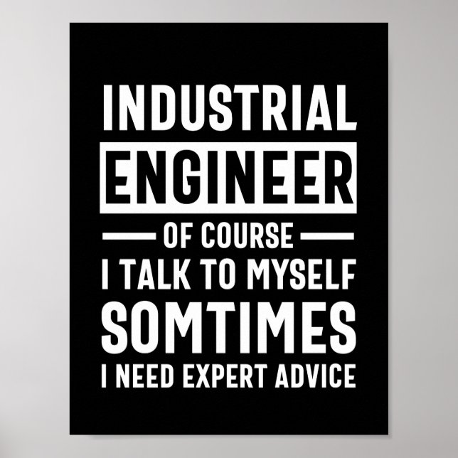Poster Poison de Funny Industrial Engineer (Devant)