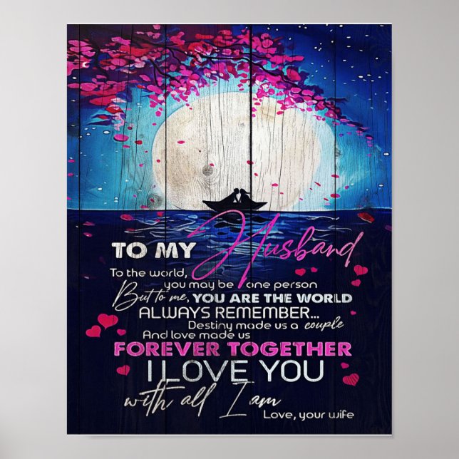 Poster Poison de To My Husband Birthday | Letter to Husba (Devant)