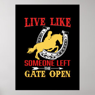 Poster Poison d'Equestrian   Like Someone Left