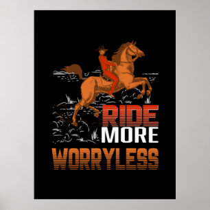 Poster Poison d'Equestrian   Ride More Worryless