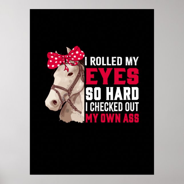 Poster Poison d'Equestrian | Rolled My Eyes So Hard (Devant)