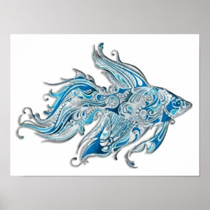 Poster Poisson à pâte