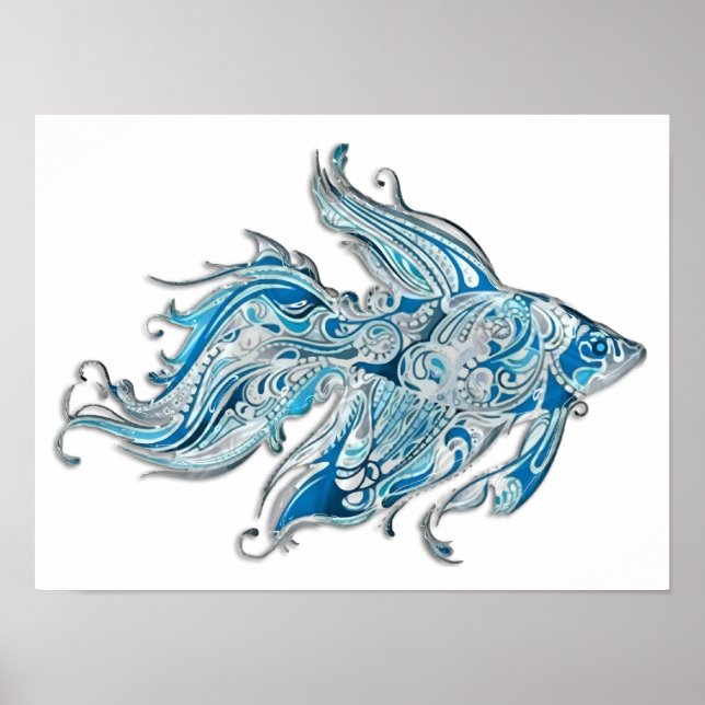 Poster Poisson à pâte (Devant)