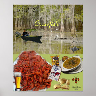 Poster Poisson à pinces Em