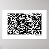 "Poisson" Art Abstrait