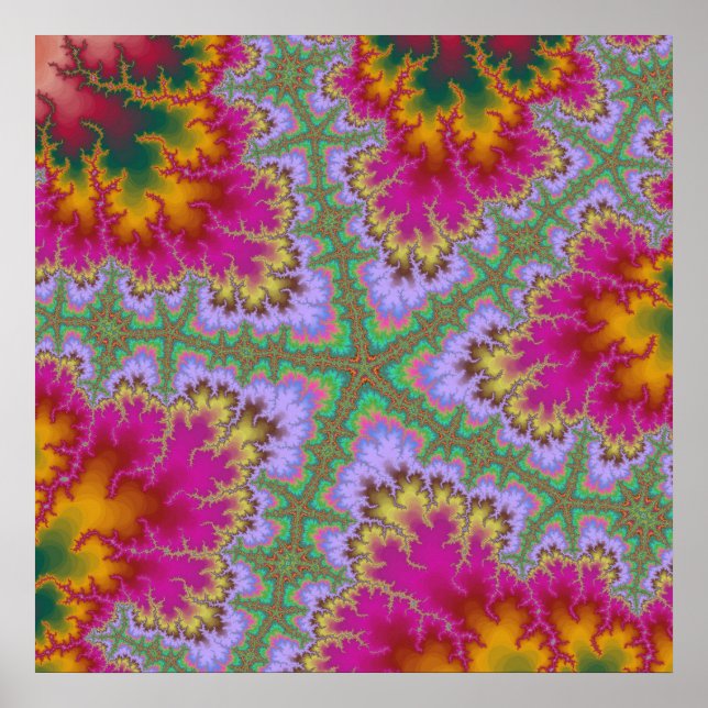 Poster Poisson cactus rose (Devant)