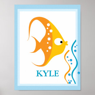 Poster POISSON D'ANGE SOUS LE NOM DE LA Mer IMPRIMER